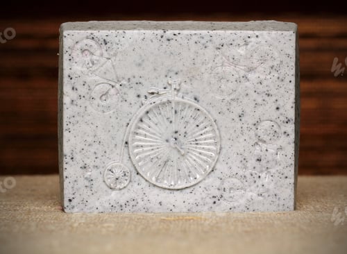 Preview: Soap With Coal And Oil Handmade Lavender