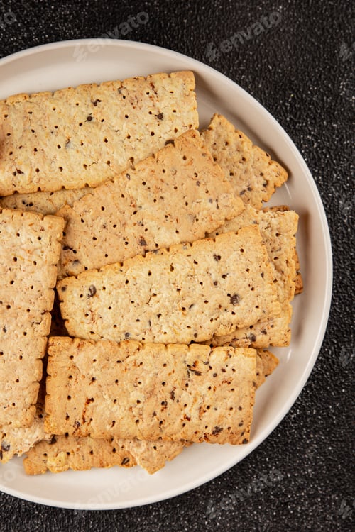Preview: cracker whole grain healthy food durum wheat cookies tasty snack fresh delicious gourmet food