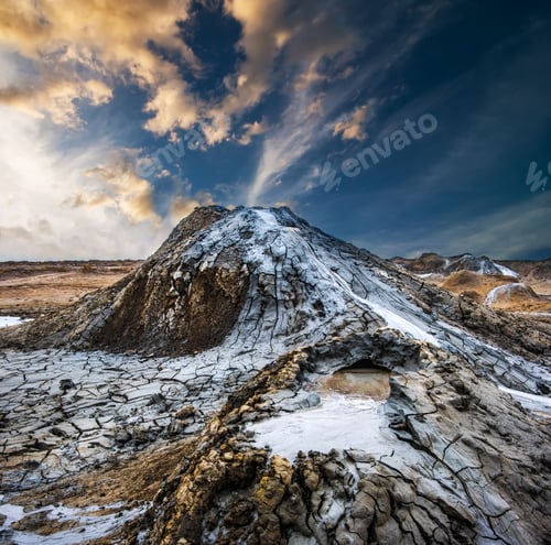 Preview: Mud volcanoes of Gobustan at sunset
