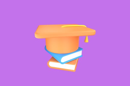Preview: Graduation Cap 3D Illustration