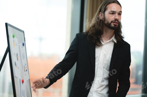 Preview: Business team partner meeting together to brainstorming for new ideas of business marketing project