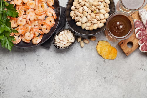 Preview: Draft beer and snacks