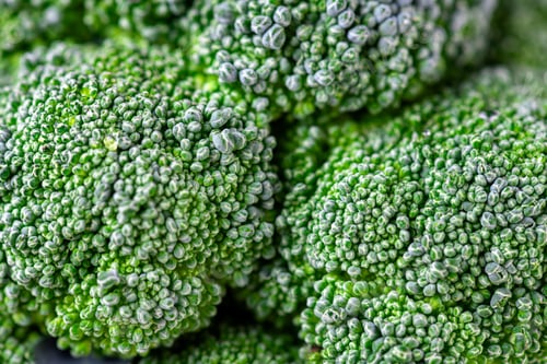 Preview: Pattern of broccoli. Macro photo green broccoli texture. Fresh green broccoli vegetable