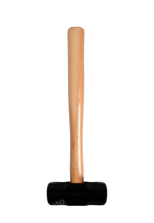Preview: hammer on white background
