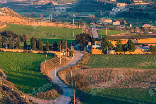 Preview: Road to El Talladell Village, Spain