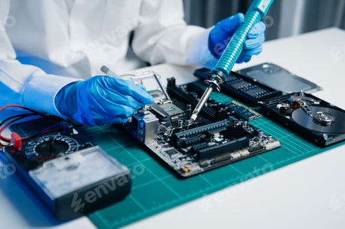 Preview: Electronics technician, electronic engineering electronic repair, electronics measuring and testing,
