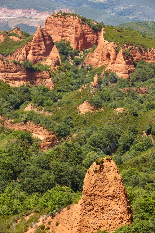 Preview: Roman antique gold mine in Spain. Las Medulas. Unesco Heritage