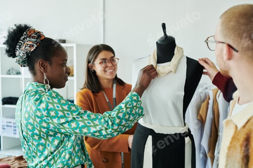 Preview: Designers Work Together on Clothes in Studio