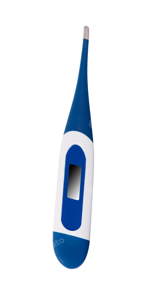 Preview: Thermometer isolated on white background