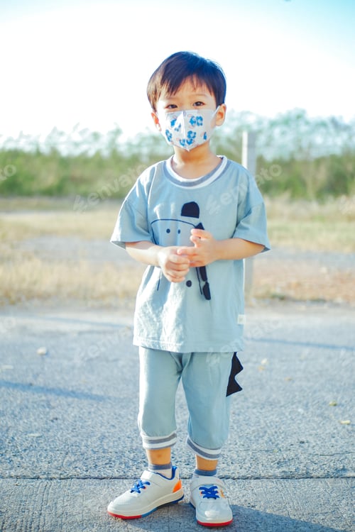 Preview: Cute Boy playing in the park, Sweet Little baby boy enjoying