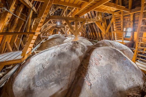 Preview: Arched ceiling of an old church