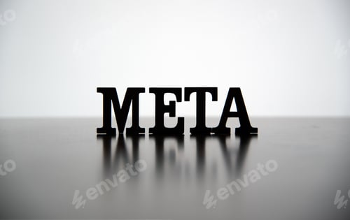 Preview: META spelled out in silhouette