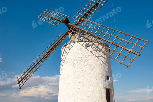 Preview: Traditional antique windmill in Spain. Toledo
