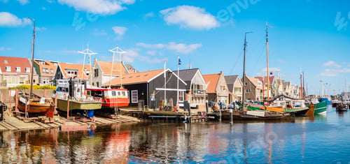 Preview: Lighthhouse of Urk Netherlands during sunset in the Netherlands