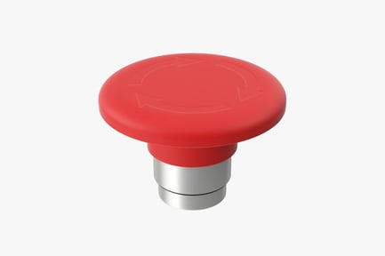 Preview: Red Reset Button with Circular Arrow