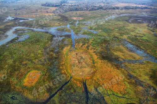 Preview: Aerial view of Okavango Delta