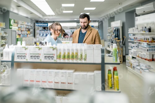 Preview: Couple in the pharmacy store