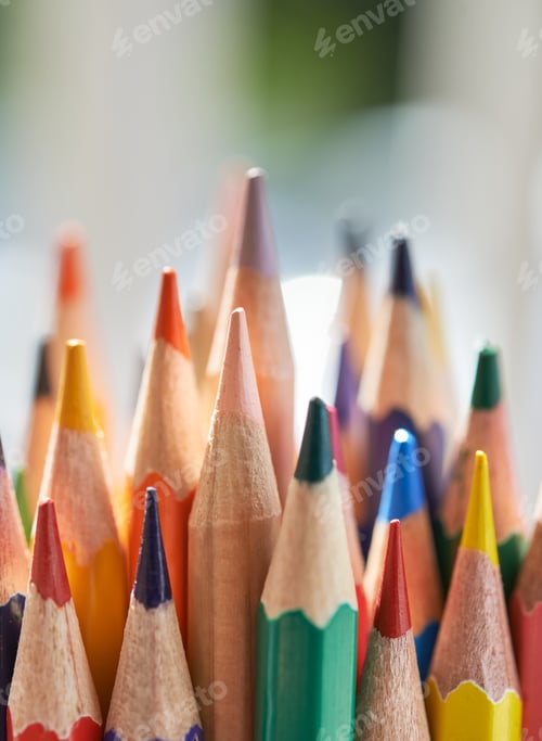 Preview: Background of the color pencil