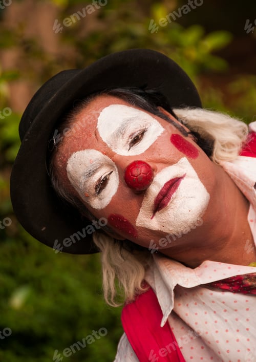 Preview: Portrait of impersonator as a joker, India.