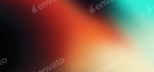 Preview: Dark grainy gradient background orange teal noise texture poster banner cover backdrop design