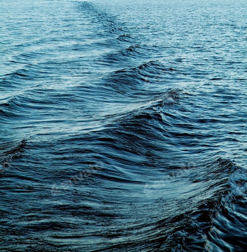 Preview: Dark Blue Ocean Water with Small Ripples