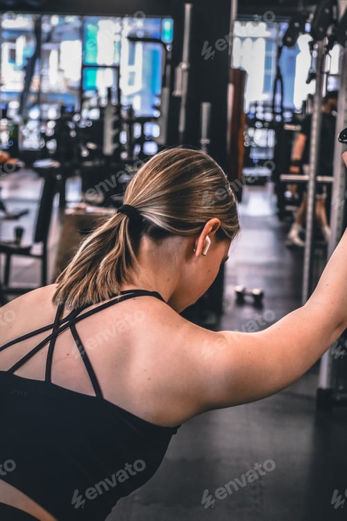 Preview: Gym.Fitness woman working gym,exercises,workout fit gym