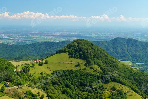 Preview: Mountain landscape at Valcava pass, in Lecco province