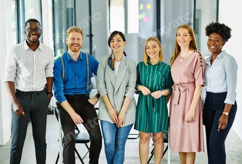 Preview: young business people meeting office teamwork group