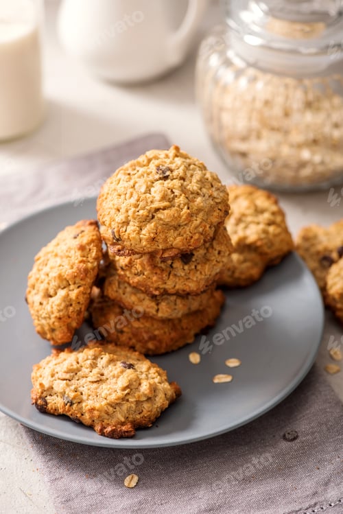 Preview: Oat Cookies, Healthy Vegan Snack