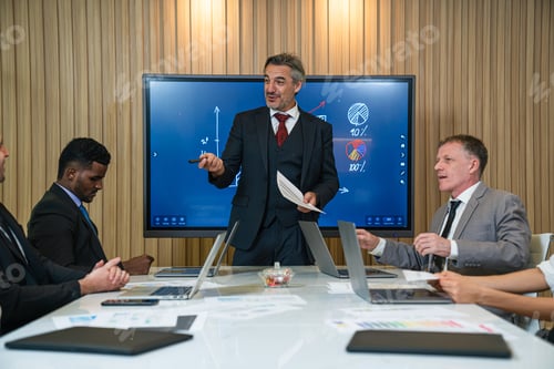 Preview: Group of professional business people are working and brainstorming discussed.