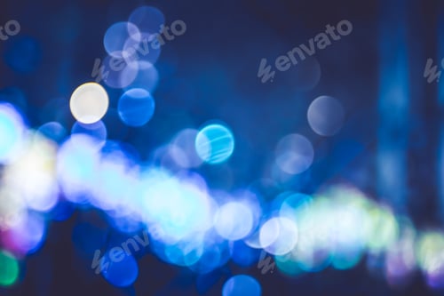 Preview: Blurred background, Abstract colorful bokeh light shape.