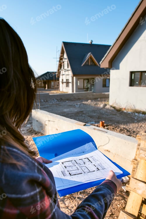 Preview: New build house and blueprints
