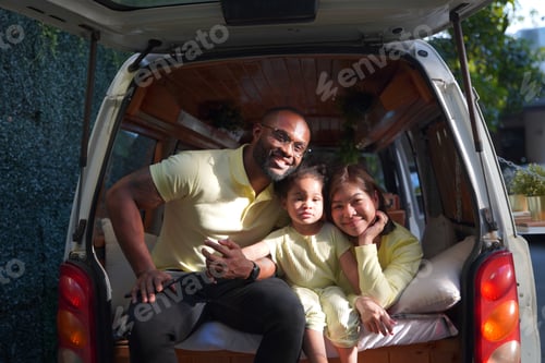 Preview: Multi ethnic family and their domestic life in daytime