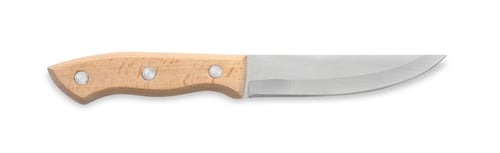 Preview: One sharp knife isolated on white, top view