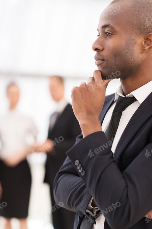 Preview: Thoughtful businessman.