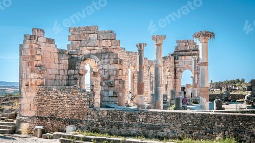 Preview: Ancient remains in Volubilis, Morocco