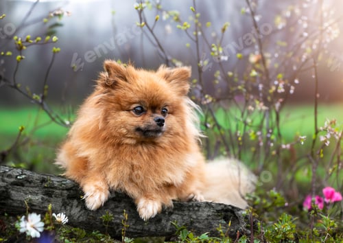 Preview: pomeranian in nature