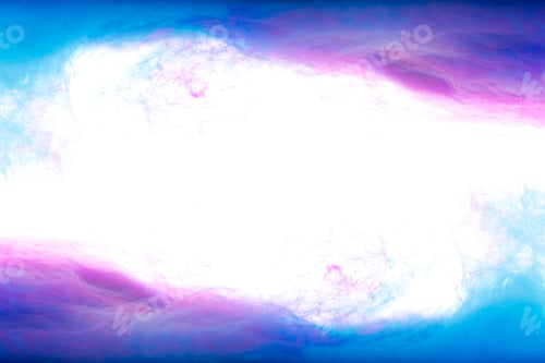 Preview: frame of blue and purple paint splashes, isolated on white