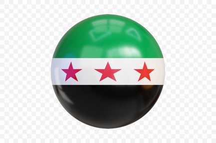 Preview: 3D Syria Flag