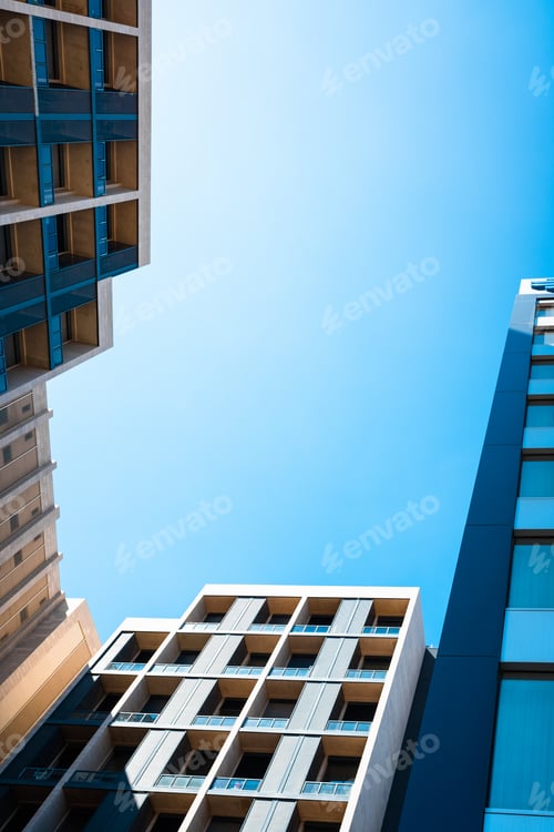 Preview: New residential buildings in a closed plaza open to the open air to improve ventilation.