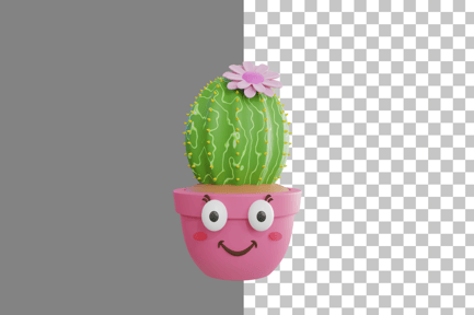Preview: Cute Plant 3D Icon