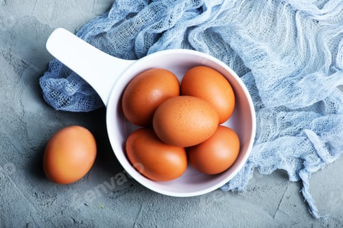 Preview: raw eggs