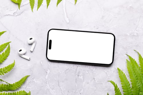 Preview: Smartphone with blank scree