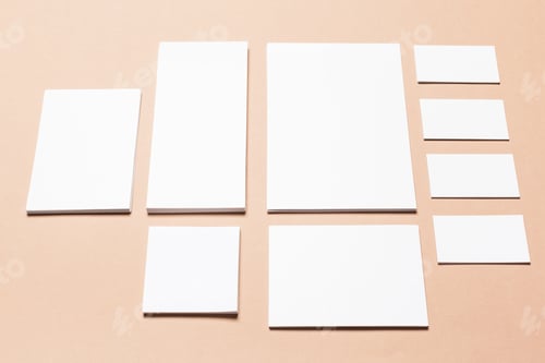 Preview: Mock up on beige background