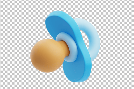 Preview: Baby Pacifier 3D Icon