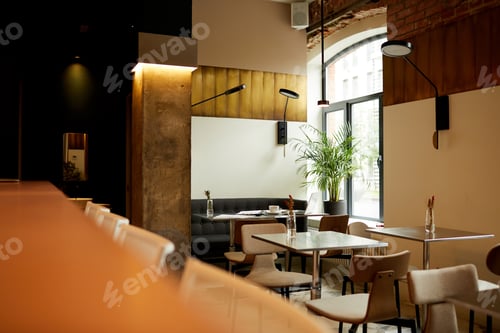 Preview: Modern empty restaurant