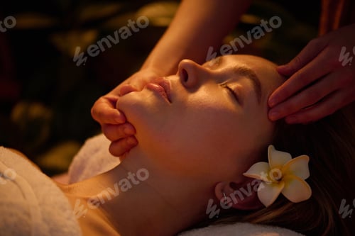 Preview: Professional Hands of Masseuse Doing Massage