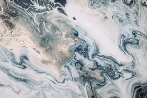 Preview: Abstract acrylic fluid texture in blue tones and golden splashes