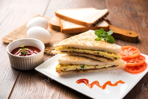 Preview: Bread Omelette Sandwich