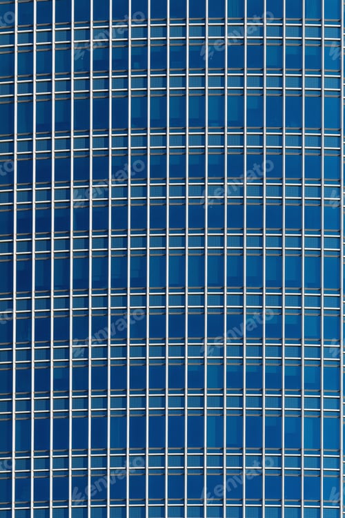 Preview: Closeup detail modern glass office building background, artchitecture concept
